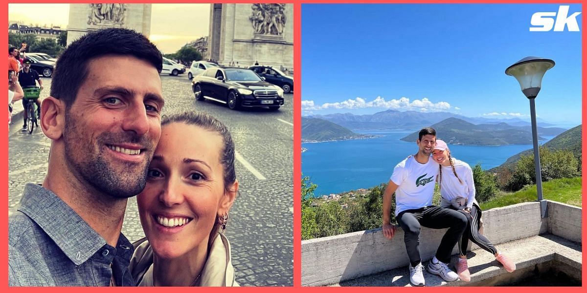 Novak Djokovic has wished his wife on her birthday.