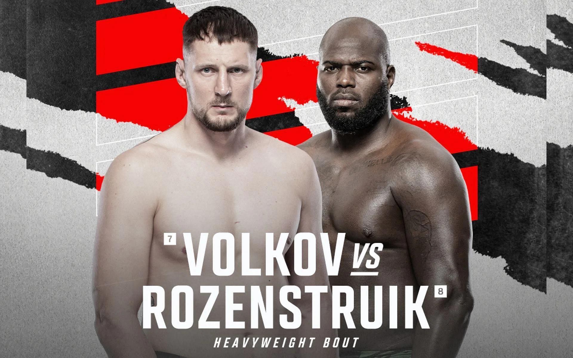 UFC Fight Night: Volkov vs. Rozenstruik [Image courtesy: @UFC via Instagram]