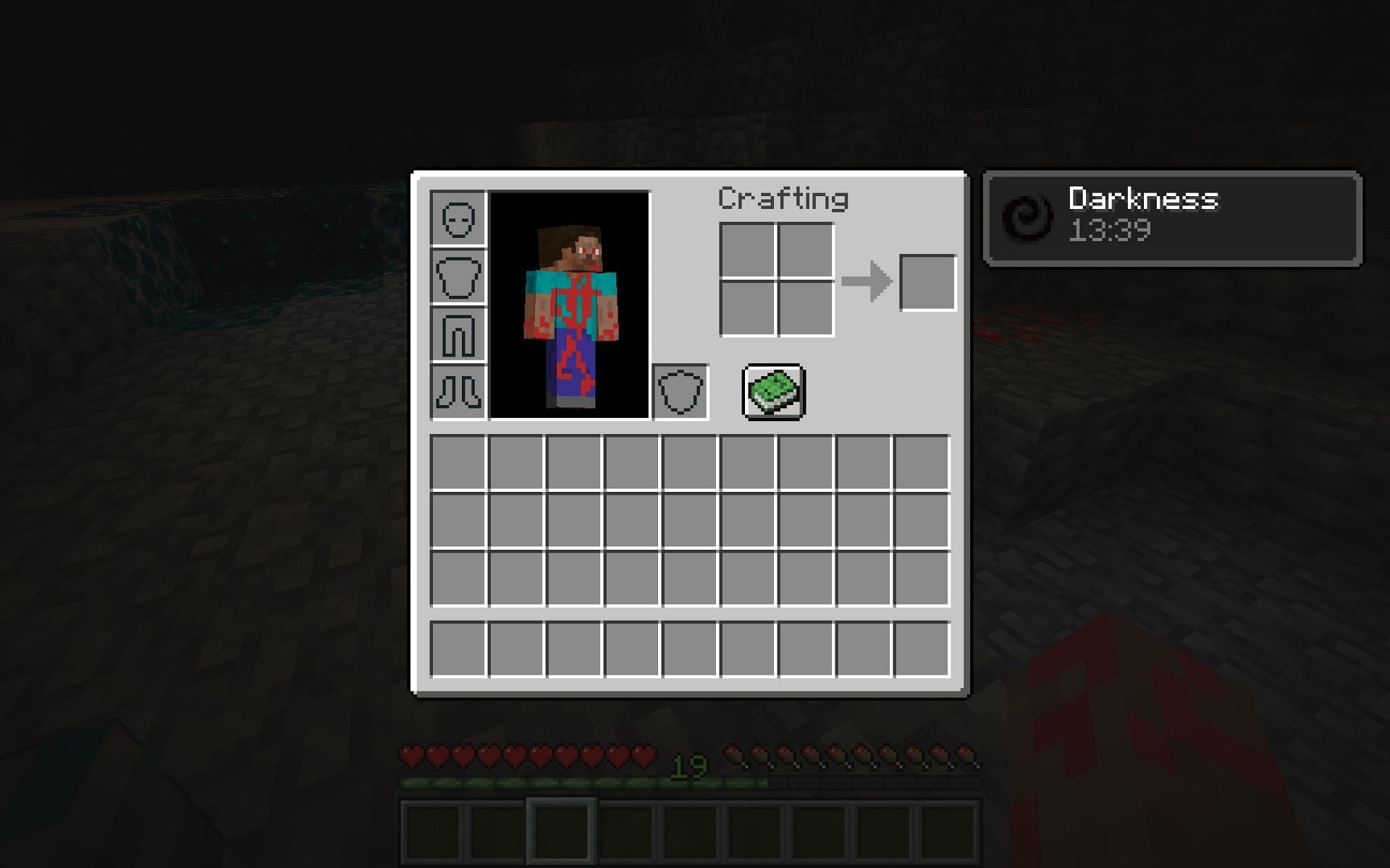 The Darkness effect can be tackled in several ways (Image via Minecraft 1.19)