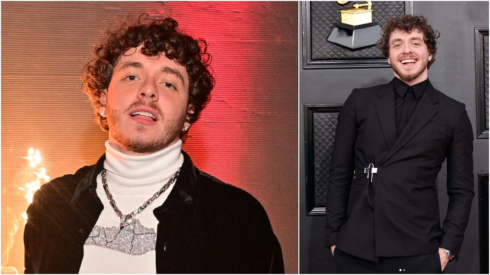 Singer and rapper Jack Harlow (Image via Prince Williams / Getty and Instagram / @jackharlow)