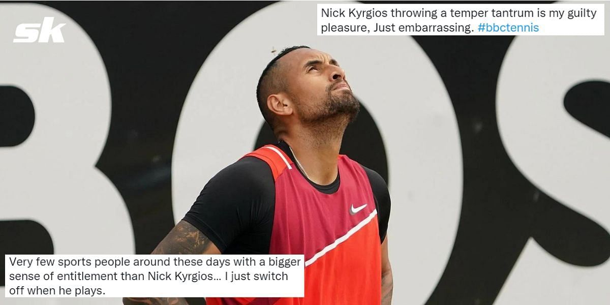 Tennis fans react to Nick Kyrgios&#039; outburst at Wimbledon