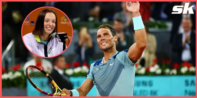"He has inspired me in basically every aspect; the success didn't change him and he's still the same great person" - Iga Swiatek on Rafael Nadal
