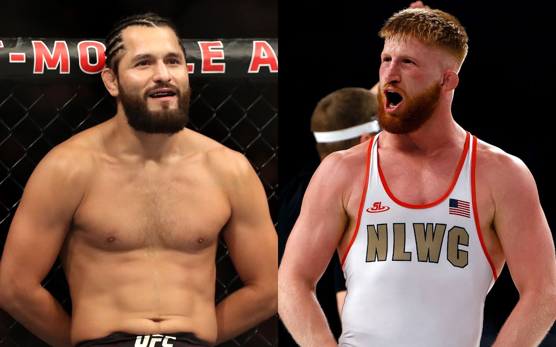 Jorge Masvidal (left) and Bo Nickal (right) (Images via Getty)