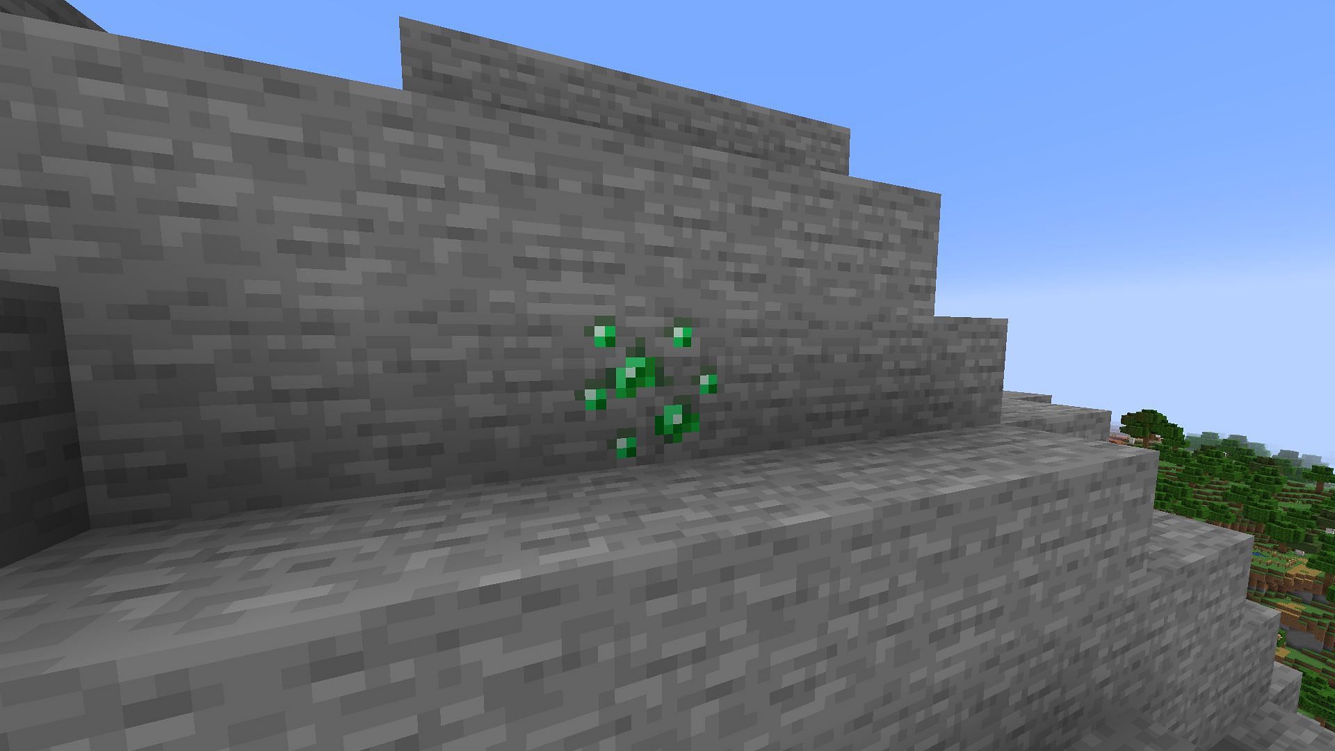 Emerald ore (Image via Mojang)