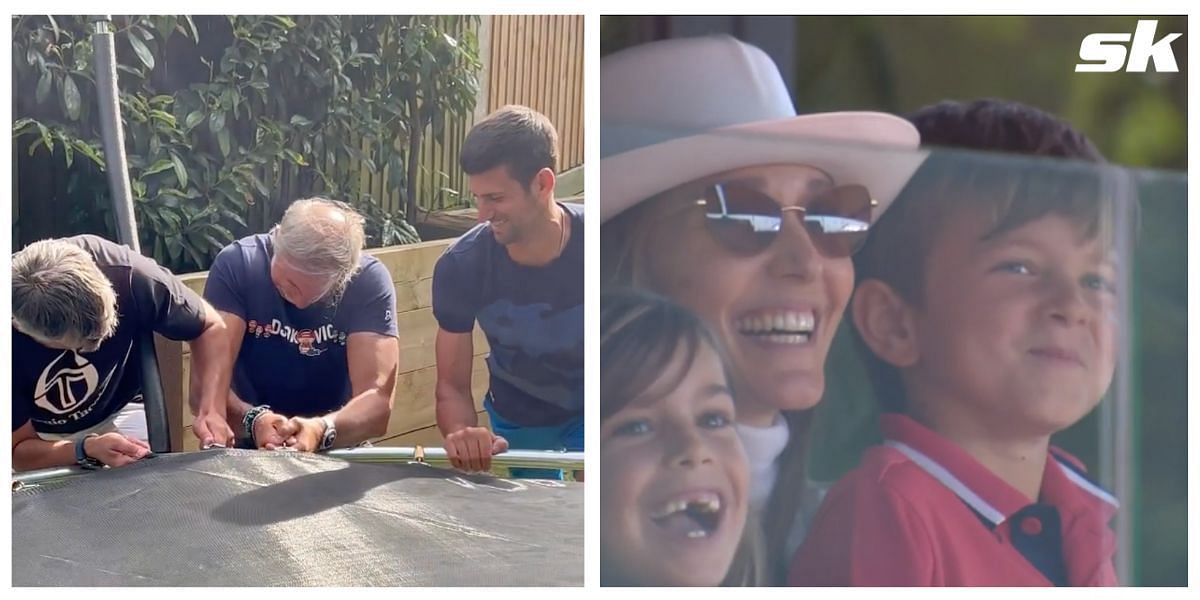 Novak Djokovic laughed out loud after what his son had to say