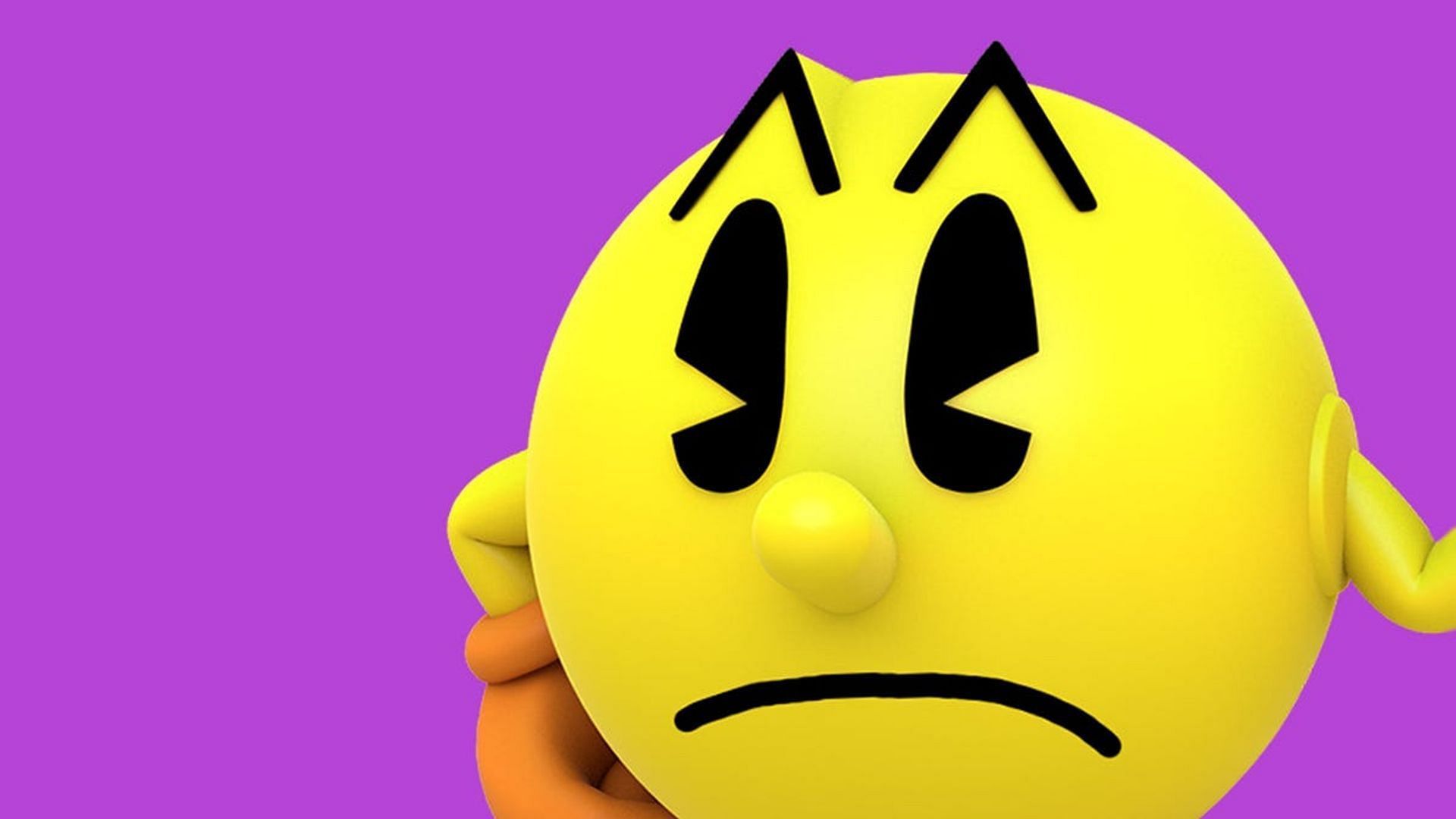 Pac-Man is bummed out about the lack of PC pre-order options (Image via Bandai Namco)