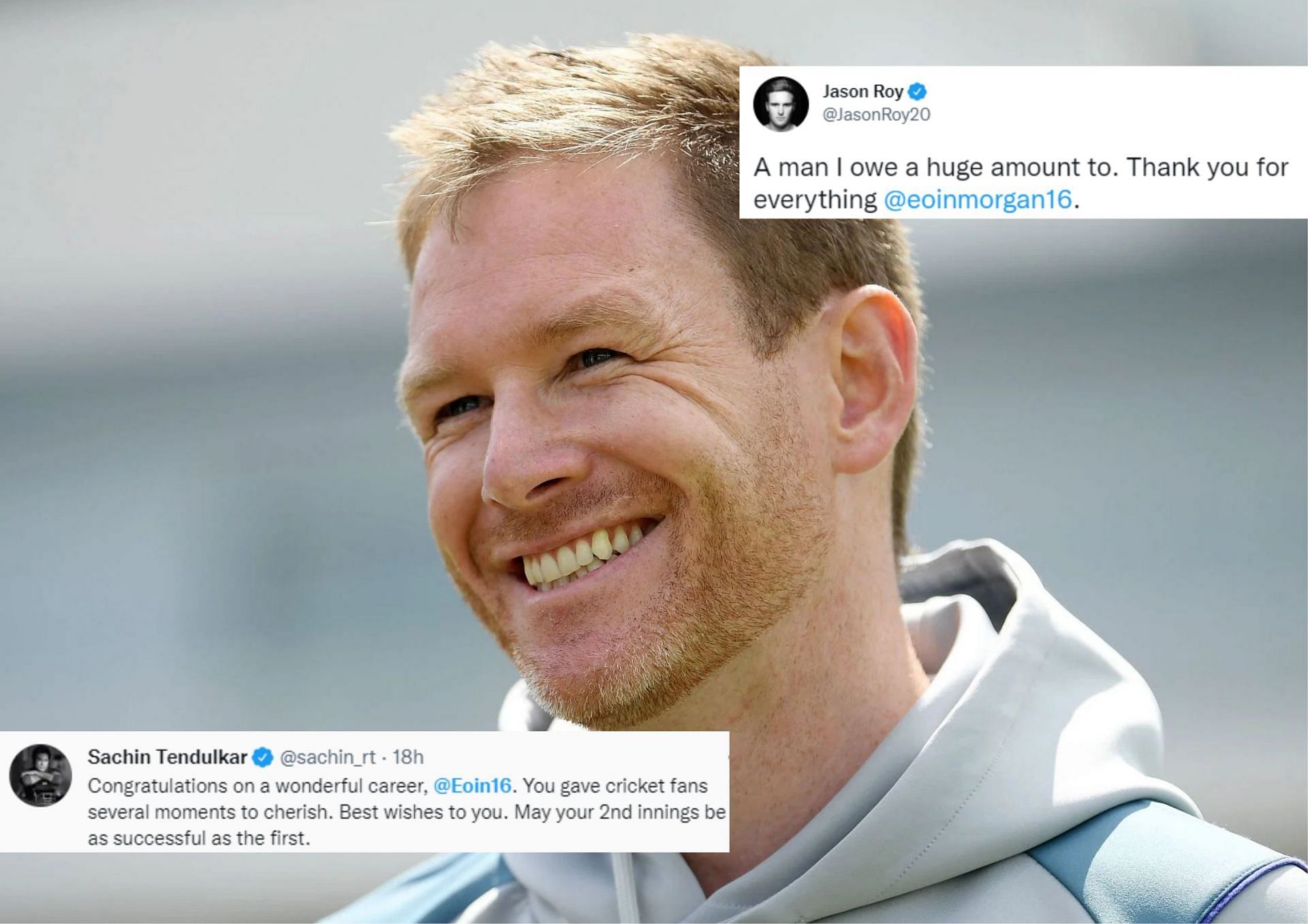 Eoin Morgan announced his international retirement on Tuesday.