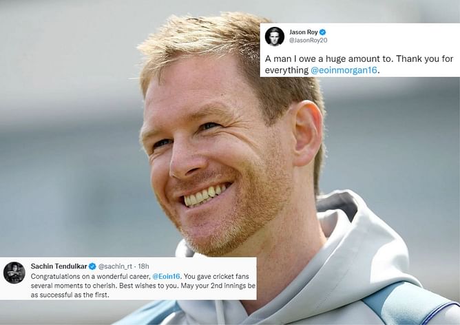 "A man I owe a huge amount to" - Cricketing fraternity leads tributes as Eoin Morgan announces retirement from international cricket