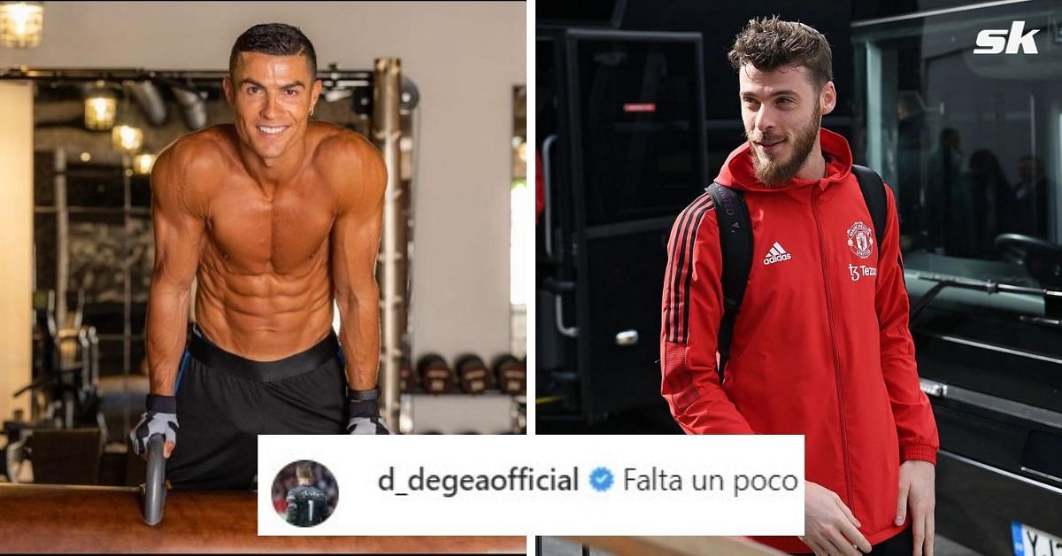 David de Gea offered a cheeky response to his Manchester United teammate Cristiano Ronaldo