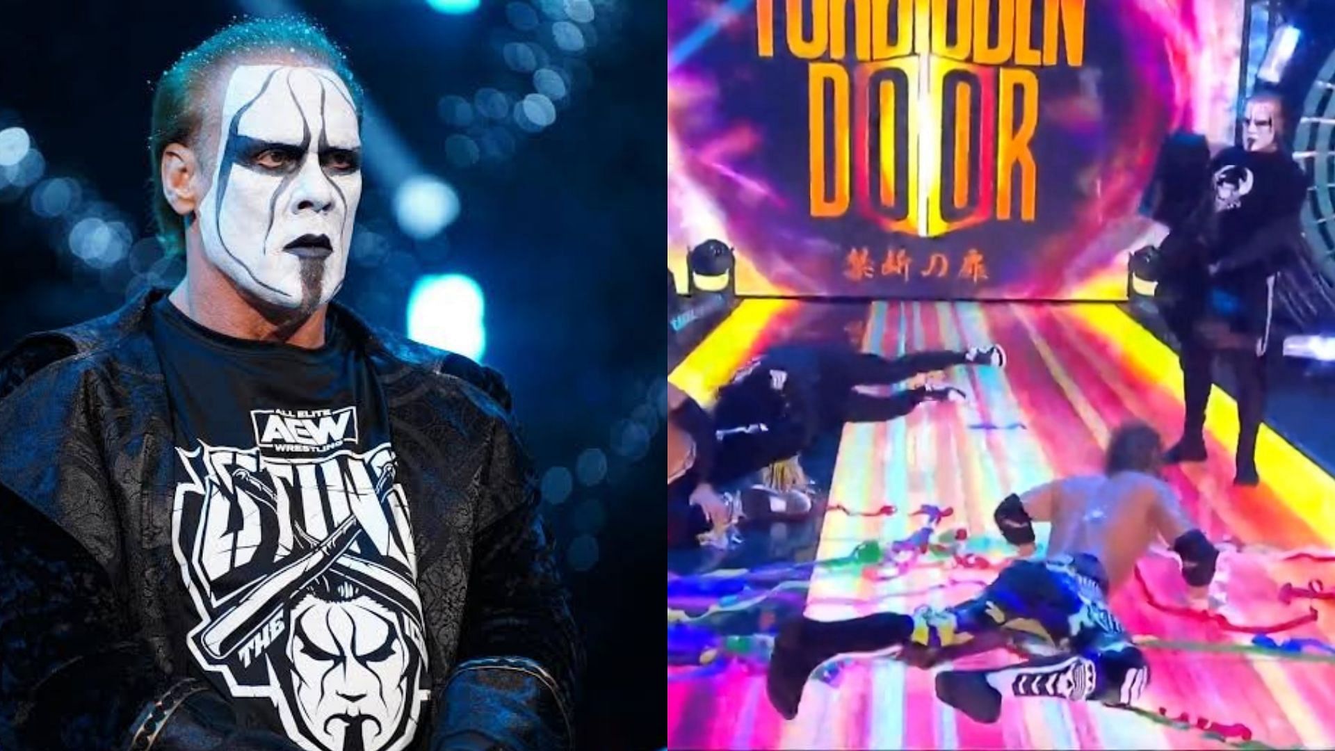Sting teamed up with Darby Allin and Sting at Forbidden Door