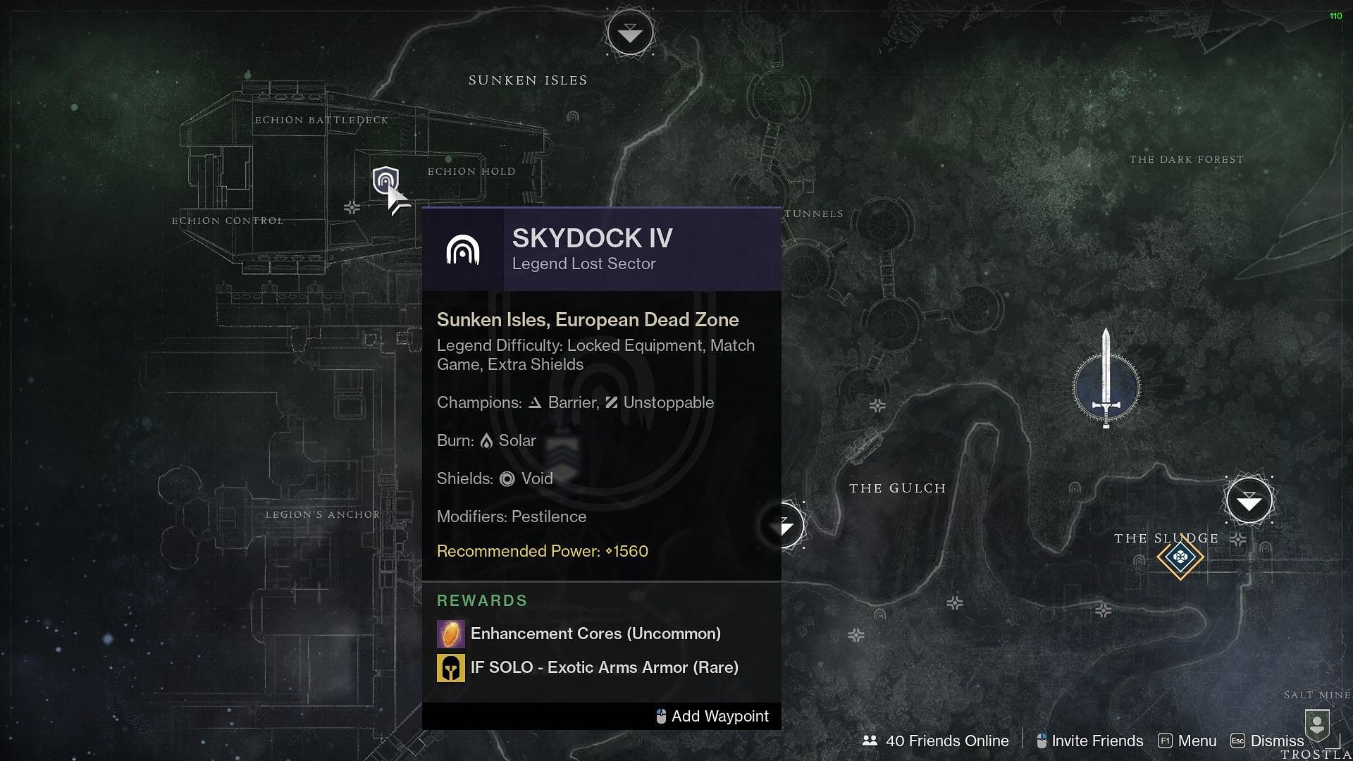 Skydoc IV location on EDZ (Image via Destiny 2)