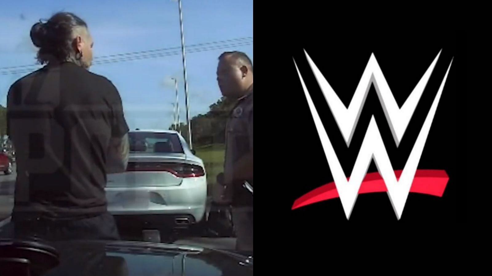 Jeff Hardy during his arrest this past Monday.