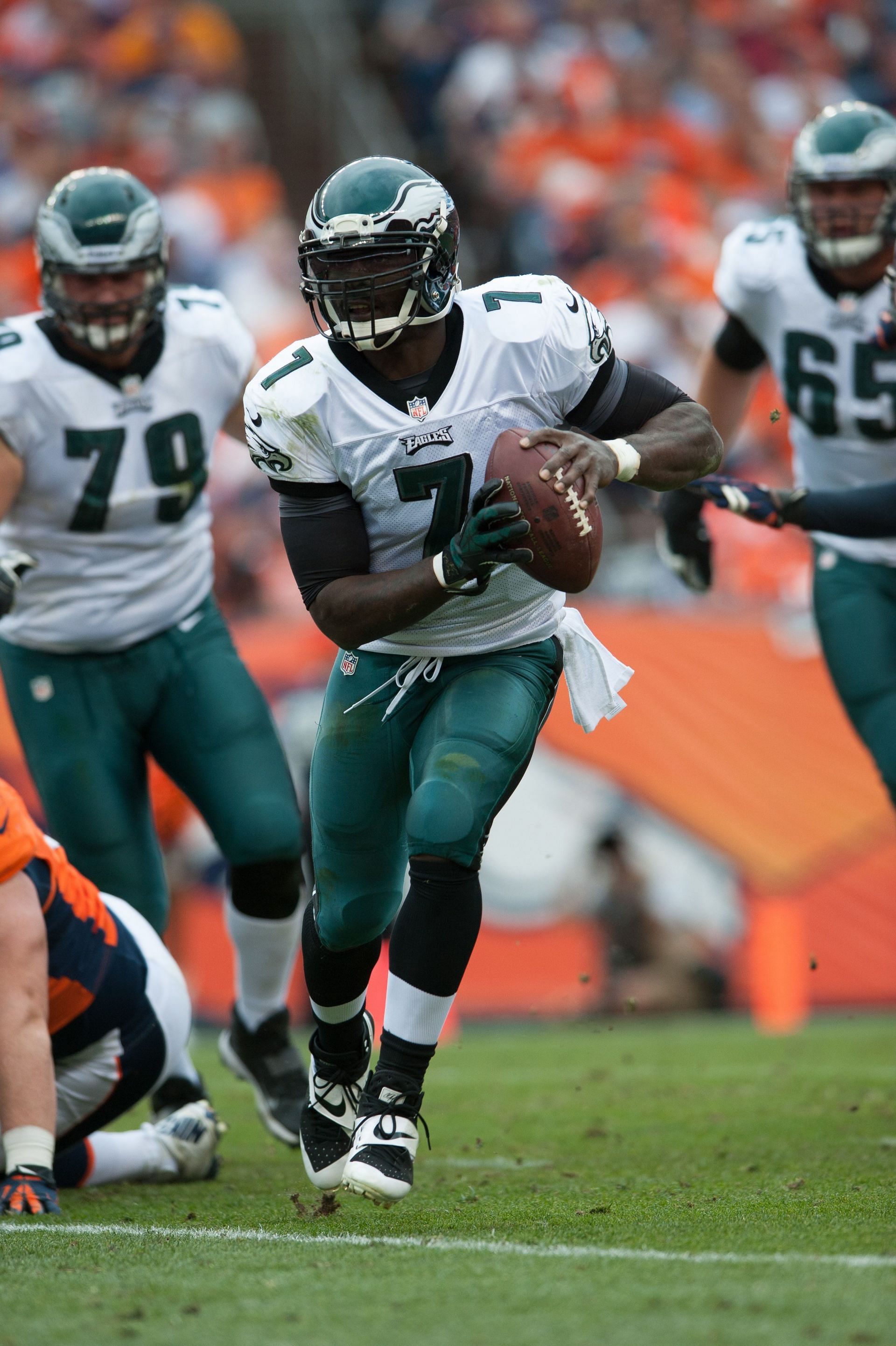 Vick as a member of the Philadelphia Eagles (2009 - 2013).