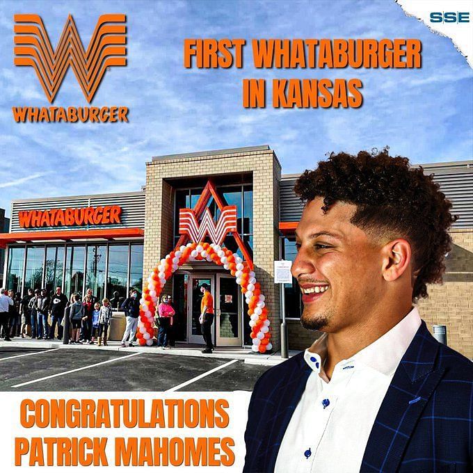 Mahomes-owned Whataburger opening in Olathe, with more ahead