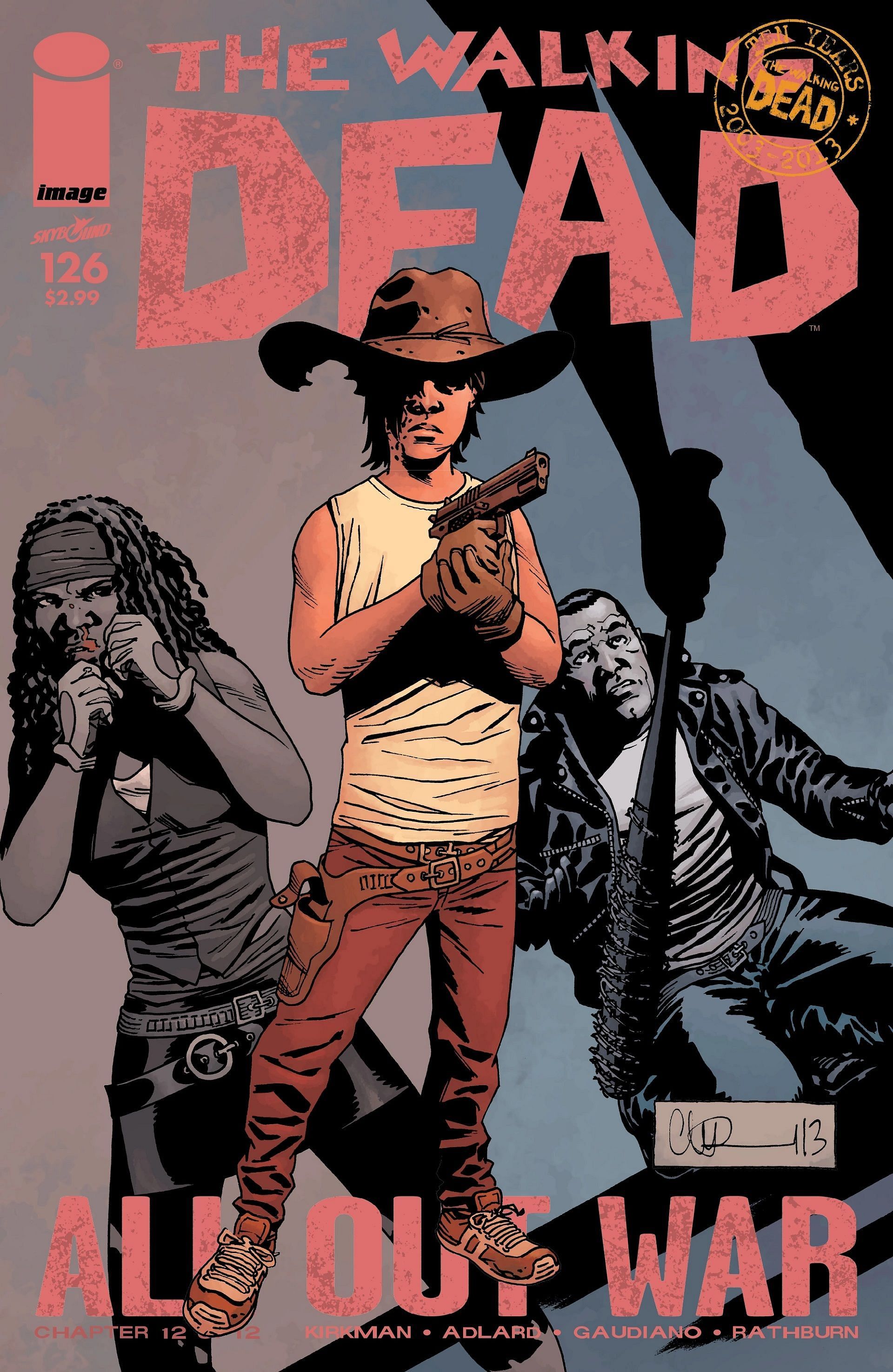 The Walking Dead shows an entire city taken over by Zombies (Image via Image comics)