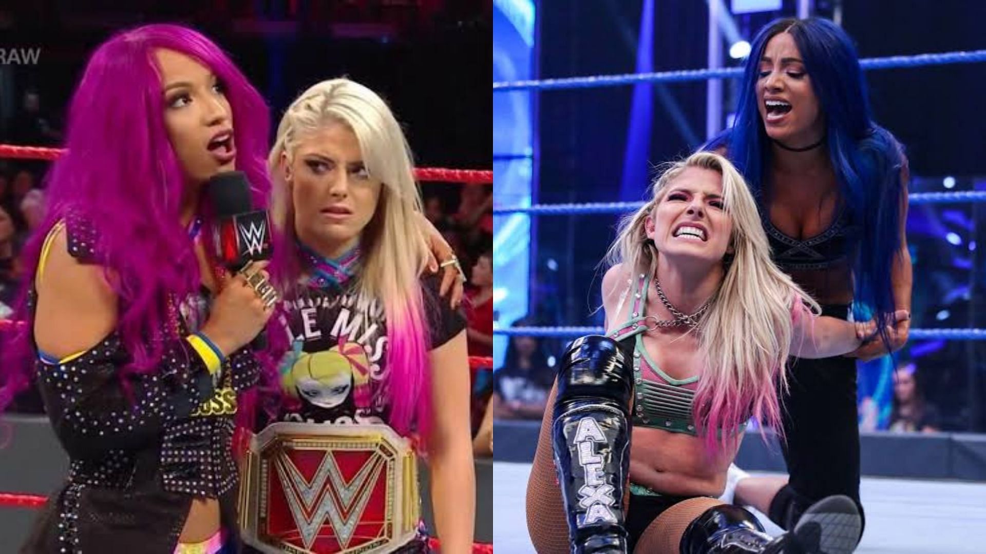 Sasha Banks and Alexa Bliss have faced other before in WWE