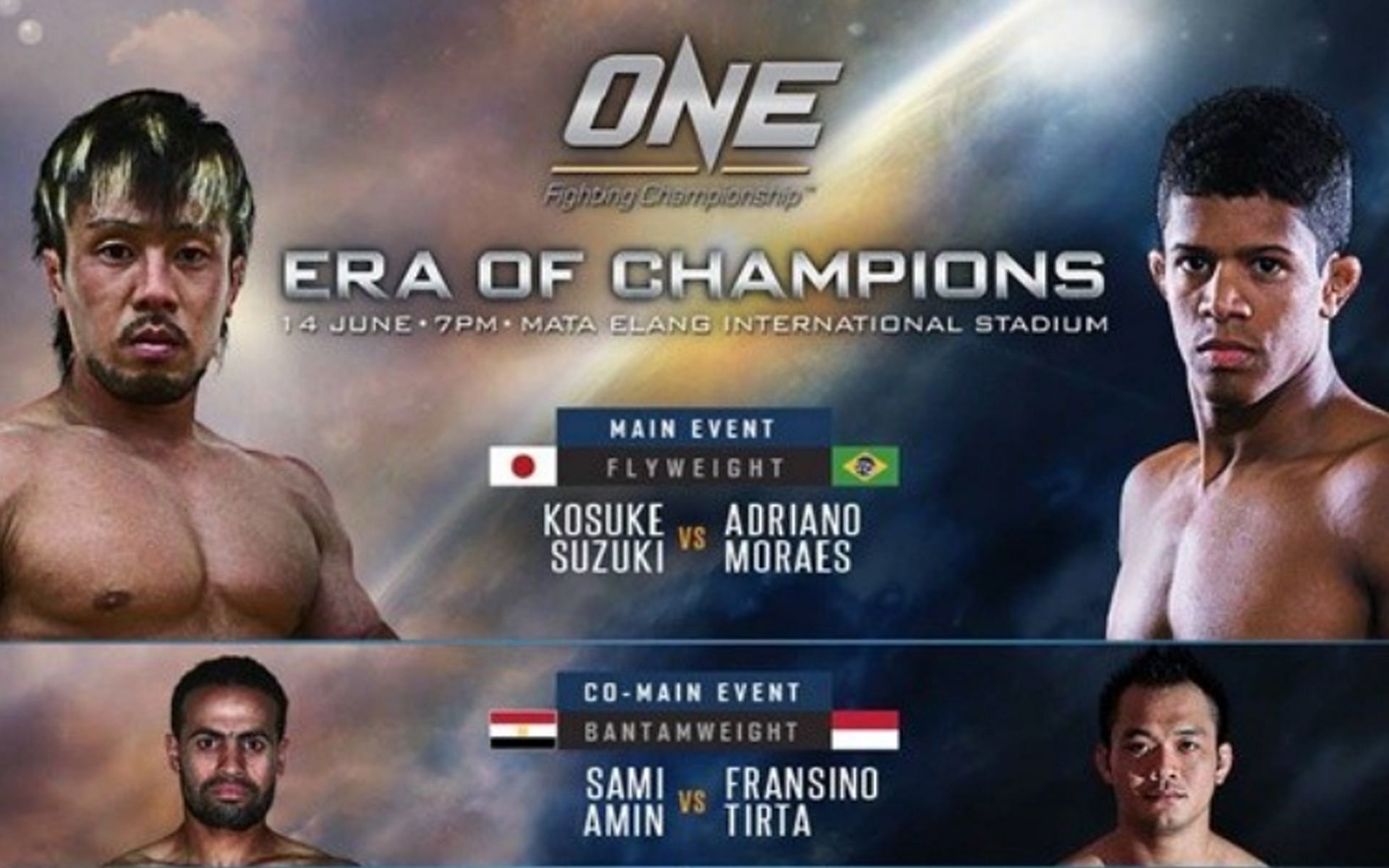 Adriano Moraes (R) headlined ONE: Era of Champions eight years ago. | [Photo: @moraesadrianomma on Instagram]