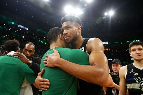 Giannis Antetokounmpo and Jrue Holiday herculean efforts took the semifinals to seven games.