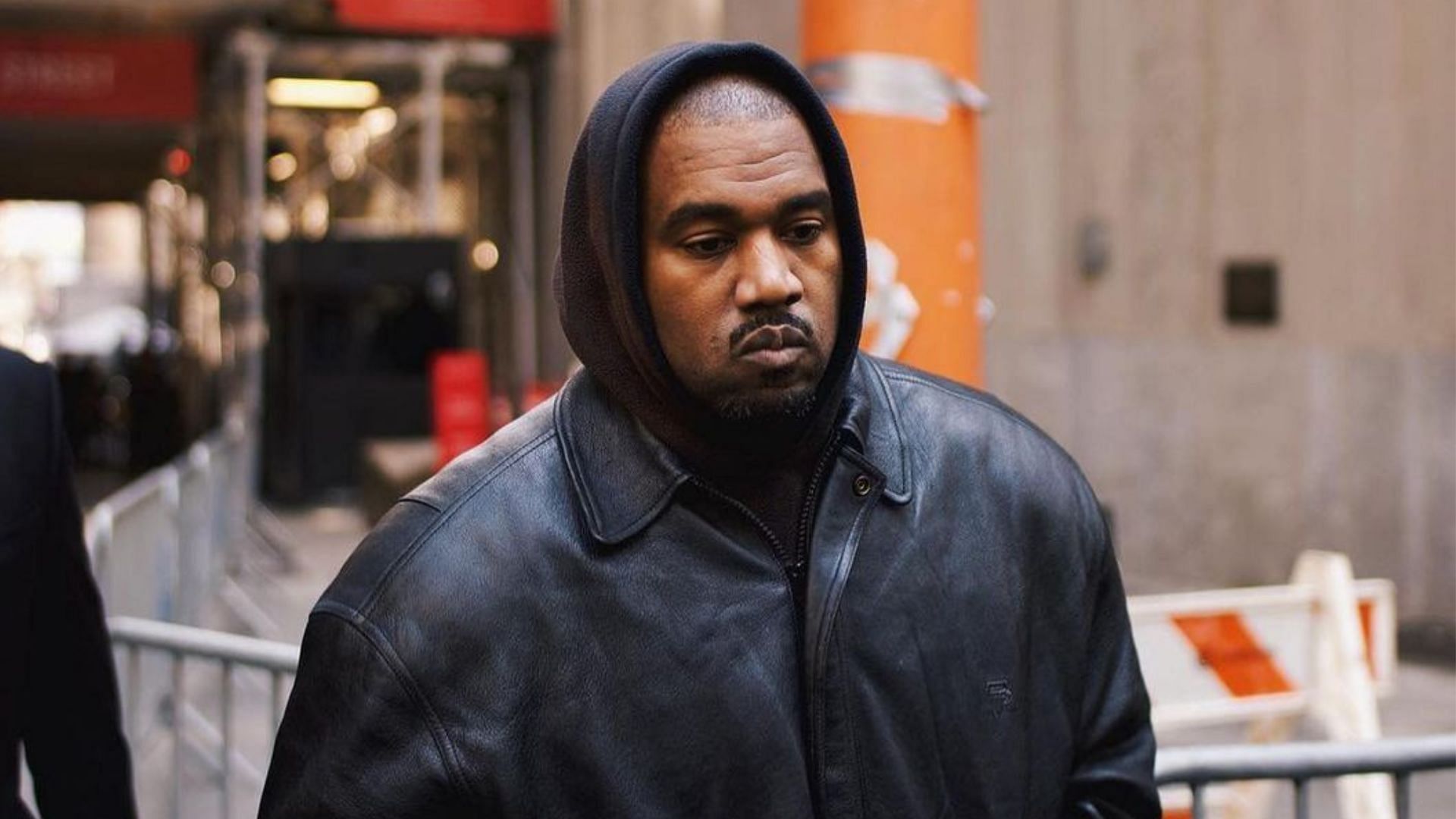 Kanye West is reportedly feuding with Adidas over Adilettes 22 and Yeezy slides (Image via @kanyewestaurant_ /Instagram)