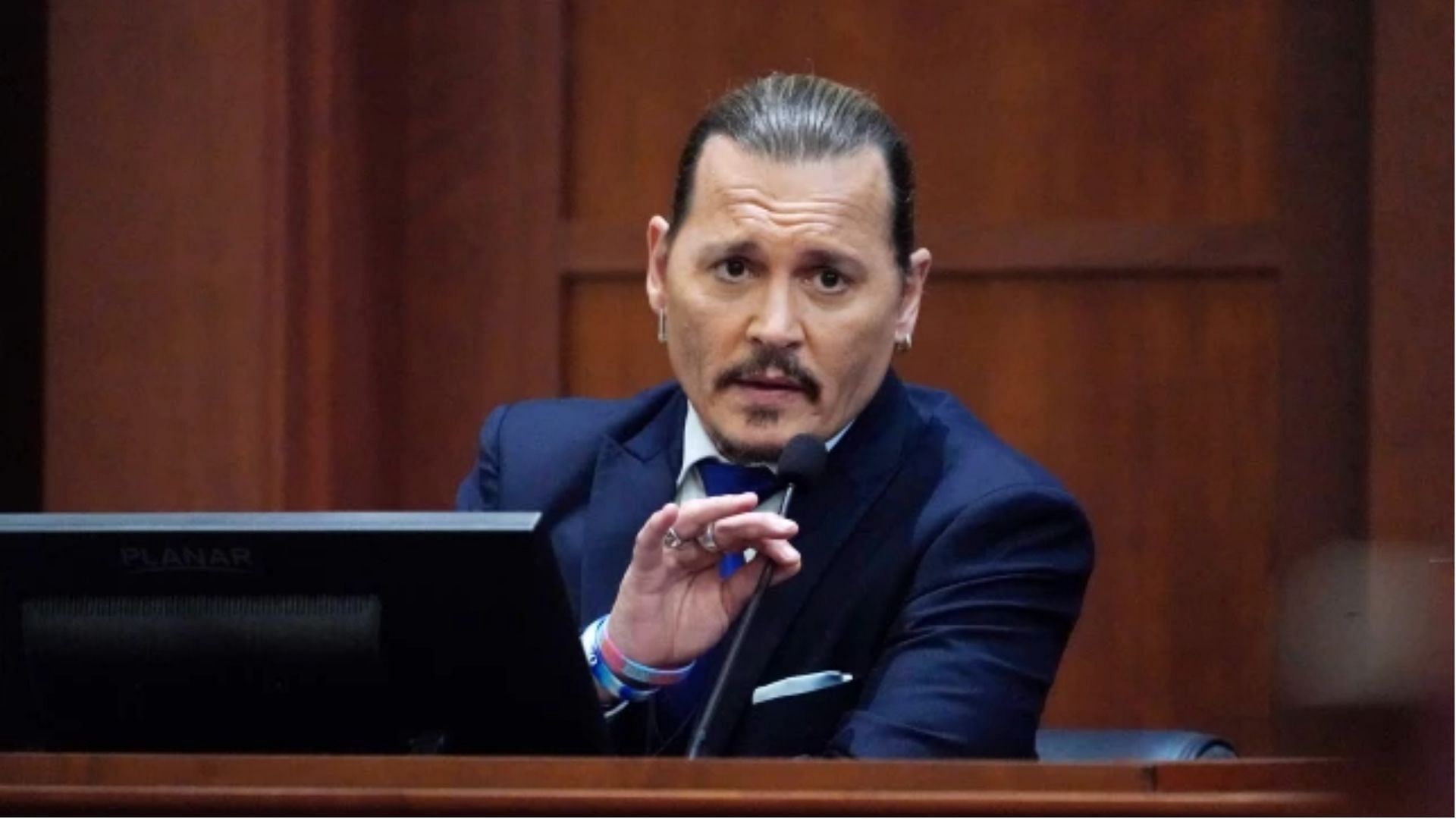Johnny Depp was accused by Gregg Brooks for assaulting him in April 2017 on the set of City of Lies. (Image via Getty Images/Steve Helber)