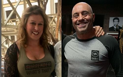 Kristin Beck (left), Joe Rogan (right) [Images courtesy of @valor4us on Instagram and @lexfridman on Twitter]