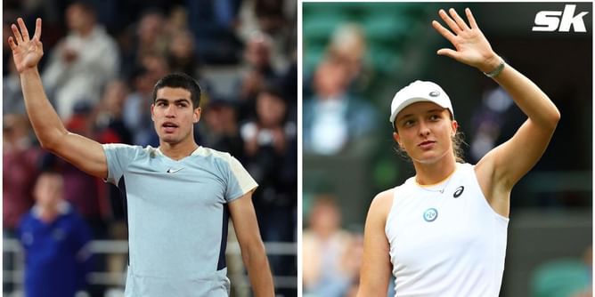 Carlos Alcaraz and Iga Swiatek withdraw from Wimbledon lead-up tournaments at Queen's Club and Berlin