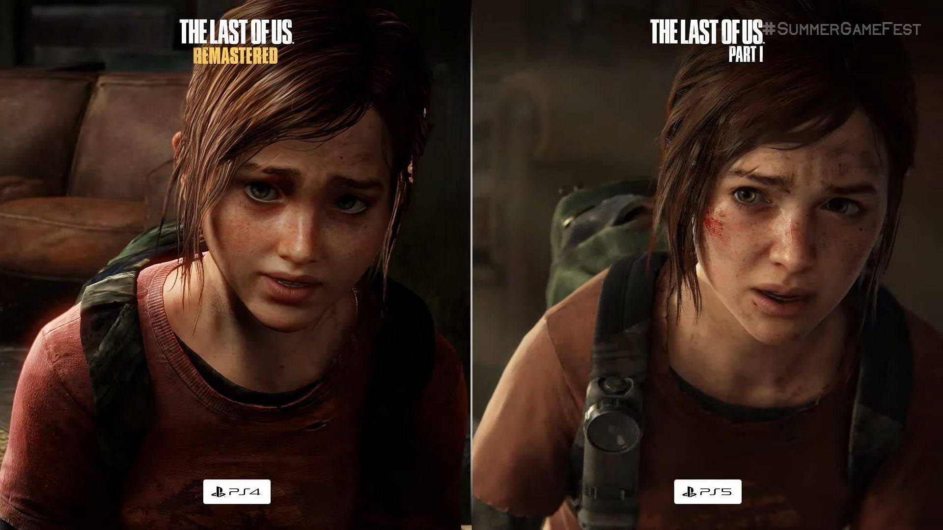 last of us 1 logo compared to last of us part 2