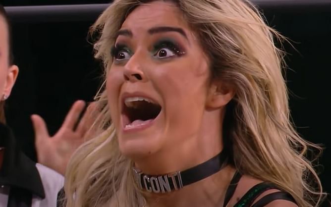 Fan ejected out of the arena following controversial incident with Tay Conti at AEW x NJPW Forbidden Door