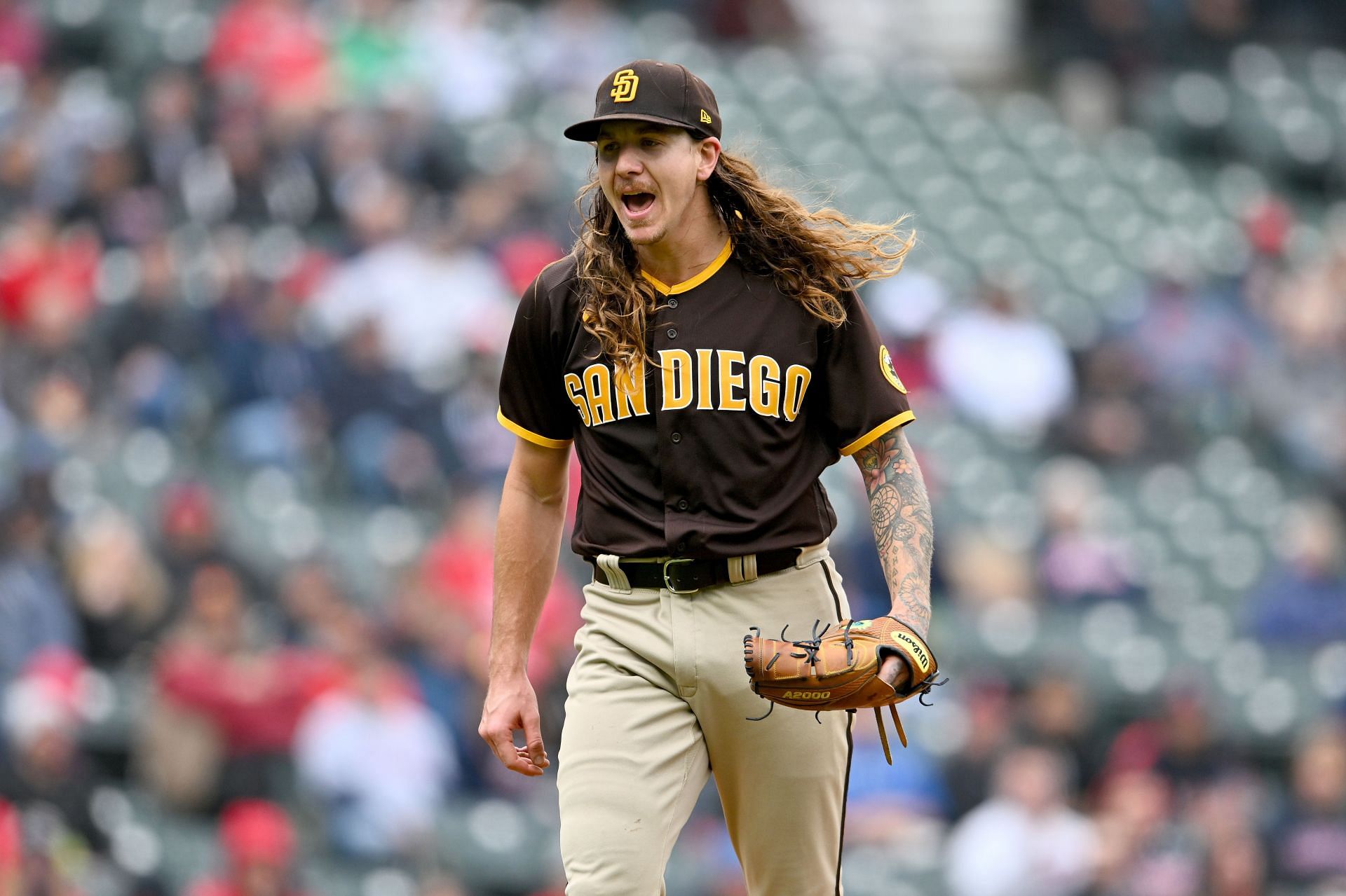 Mike Clevinger of the San Diego Padres starts on Sunday against the Milwaukee Brewers.