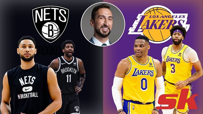"That is a trade I think both teams have an 'All hands on deck' meeting for" - Nick Wright proposes a blockbuster trade between the LA Lakers and Brooklyn Nets