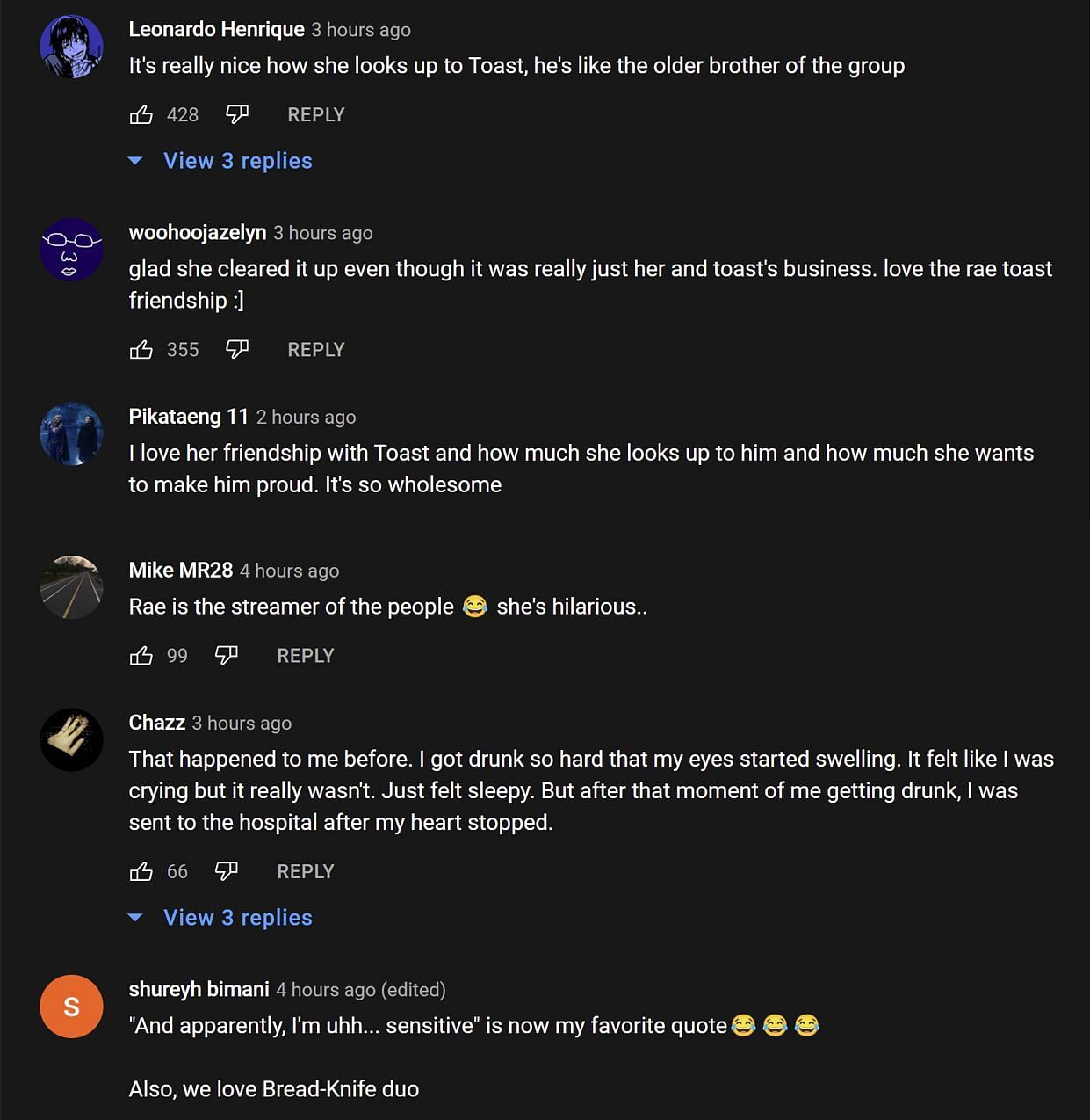 Fans reacting to the streamer&#039;s experience 1/2 (Image via Shrimpkkuno/YouTube)