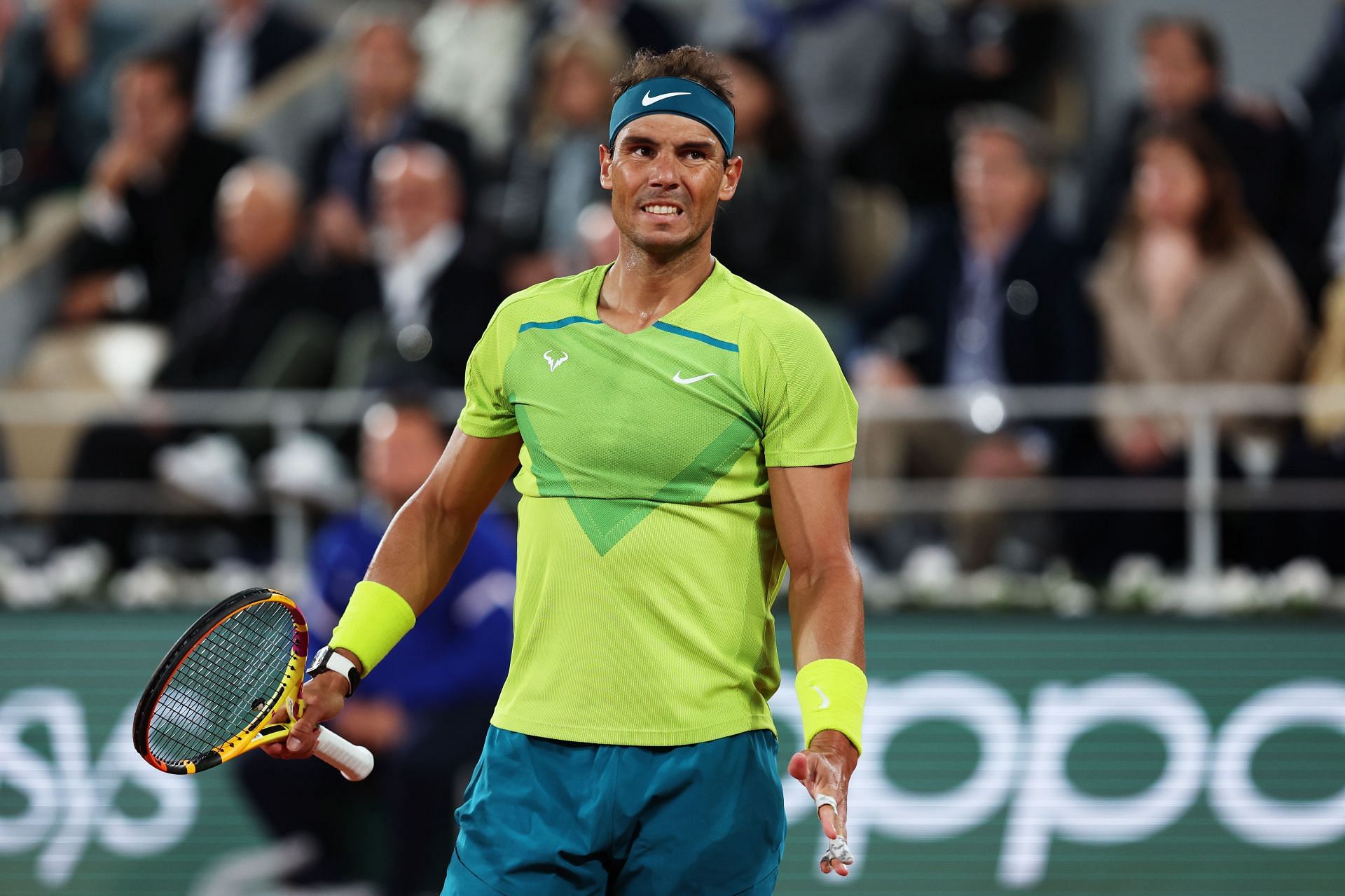 Rafael Nadal has a 6-1 win/loss record in matches played on his birthday