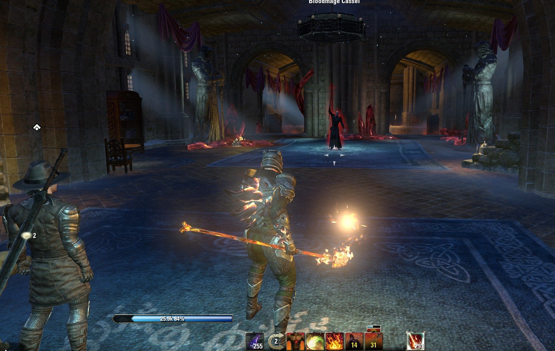 Take on the Blood-Mage in one of the new Public Dungeons. (Image via Zenimax Online Studios)