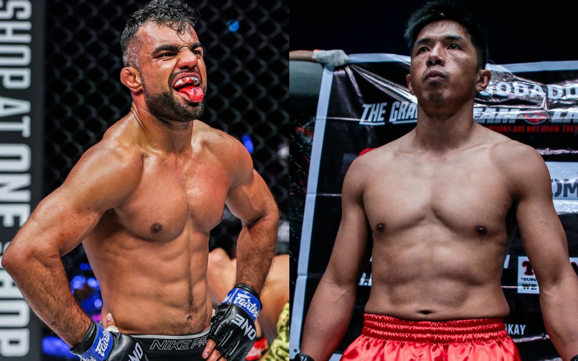 Gurdarshan Mangat (left) wants his fight against Geje Eustaquio (right). [Photos ONE Championship]