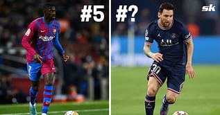 5 players with the best assist per 90 ratio in Europe last season (2021-22)