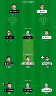 Dream11 team for JAM vs SIN Dream11 Prediction - Jharkhand T20 Trophy 2022