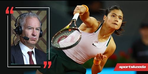 John McEnroe shares his thoughts on Emma Raducanu