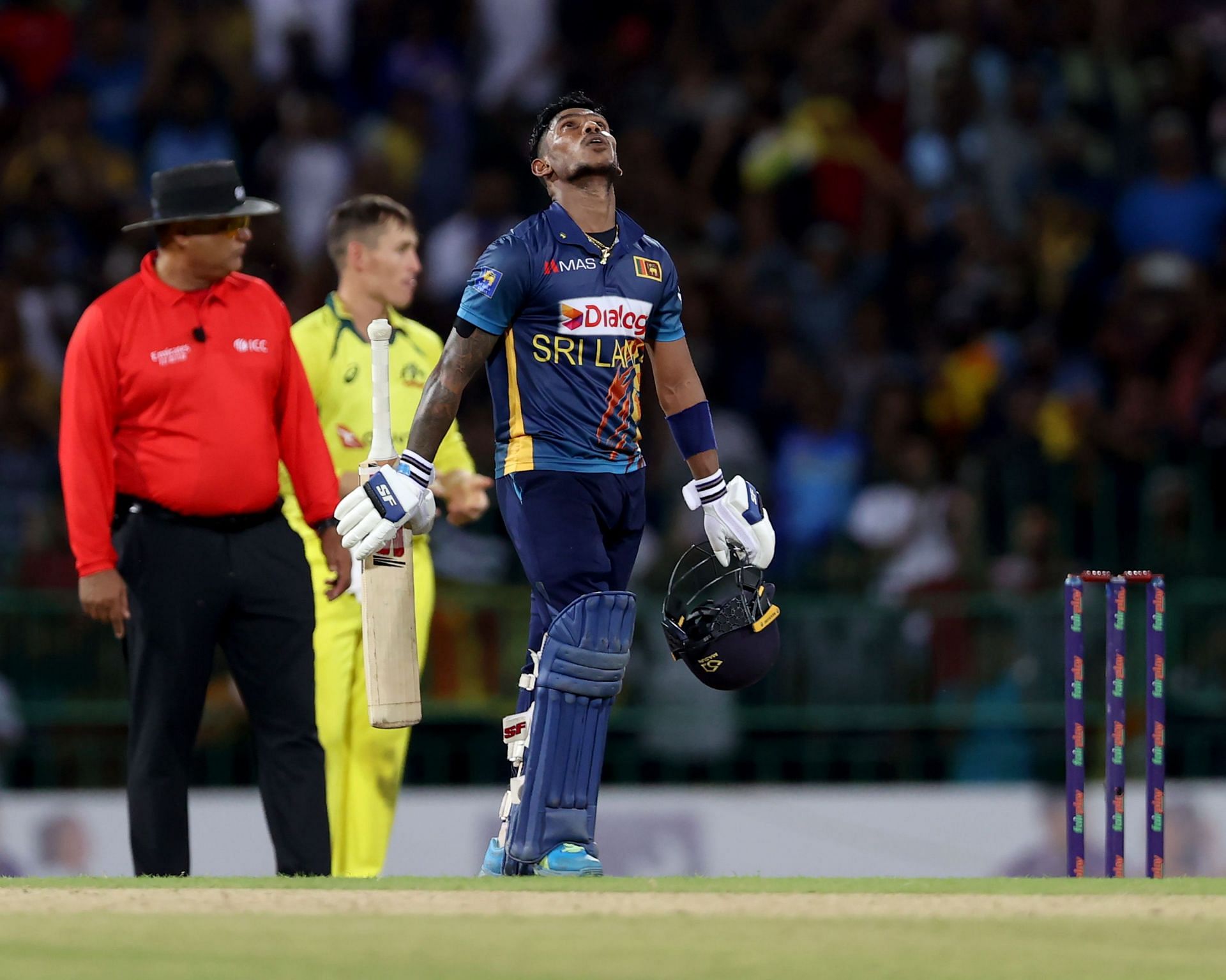 श्रीलंकाई बल्लेबाजों ने बेहतरीन बैटिंग का प्रदर्शन किया