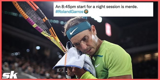 "Night matches just don't work at Roland Garros" - Tennis fans weigh in on controversial French Open scheduling