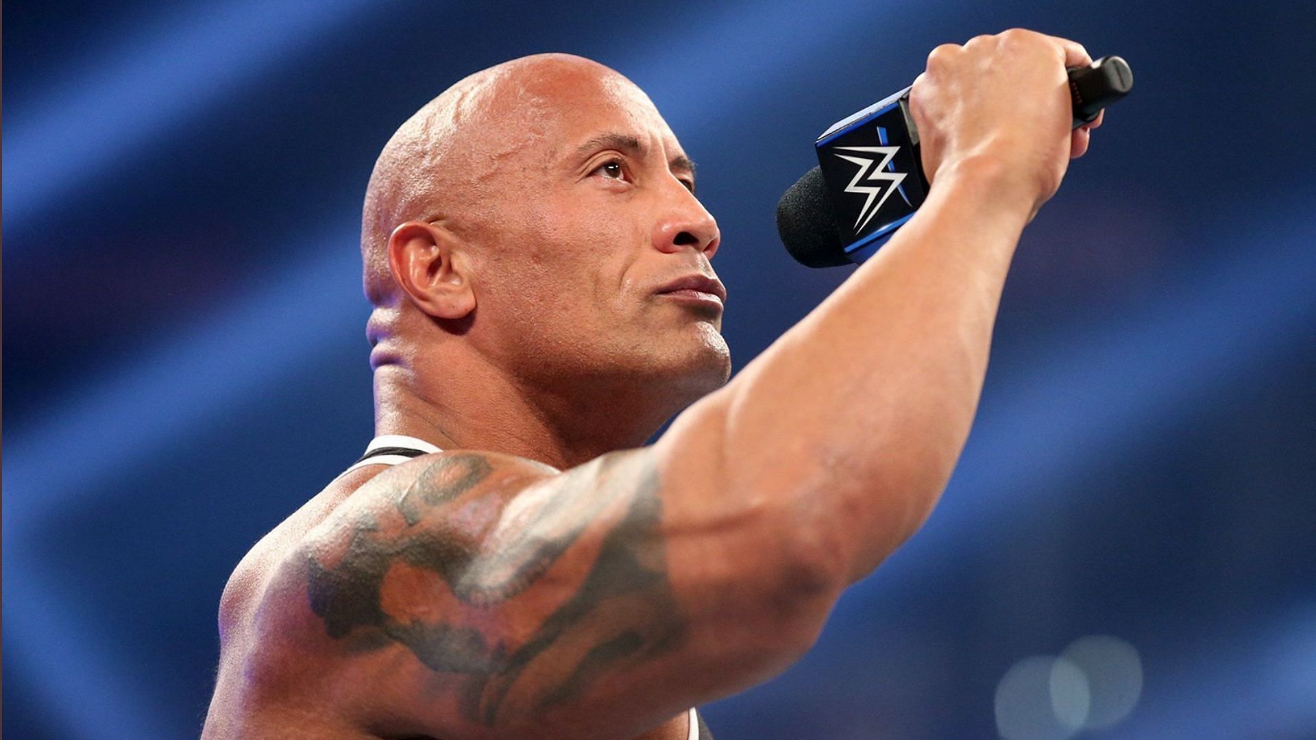 The Rock addressing the WWE Universe