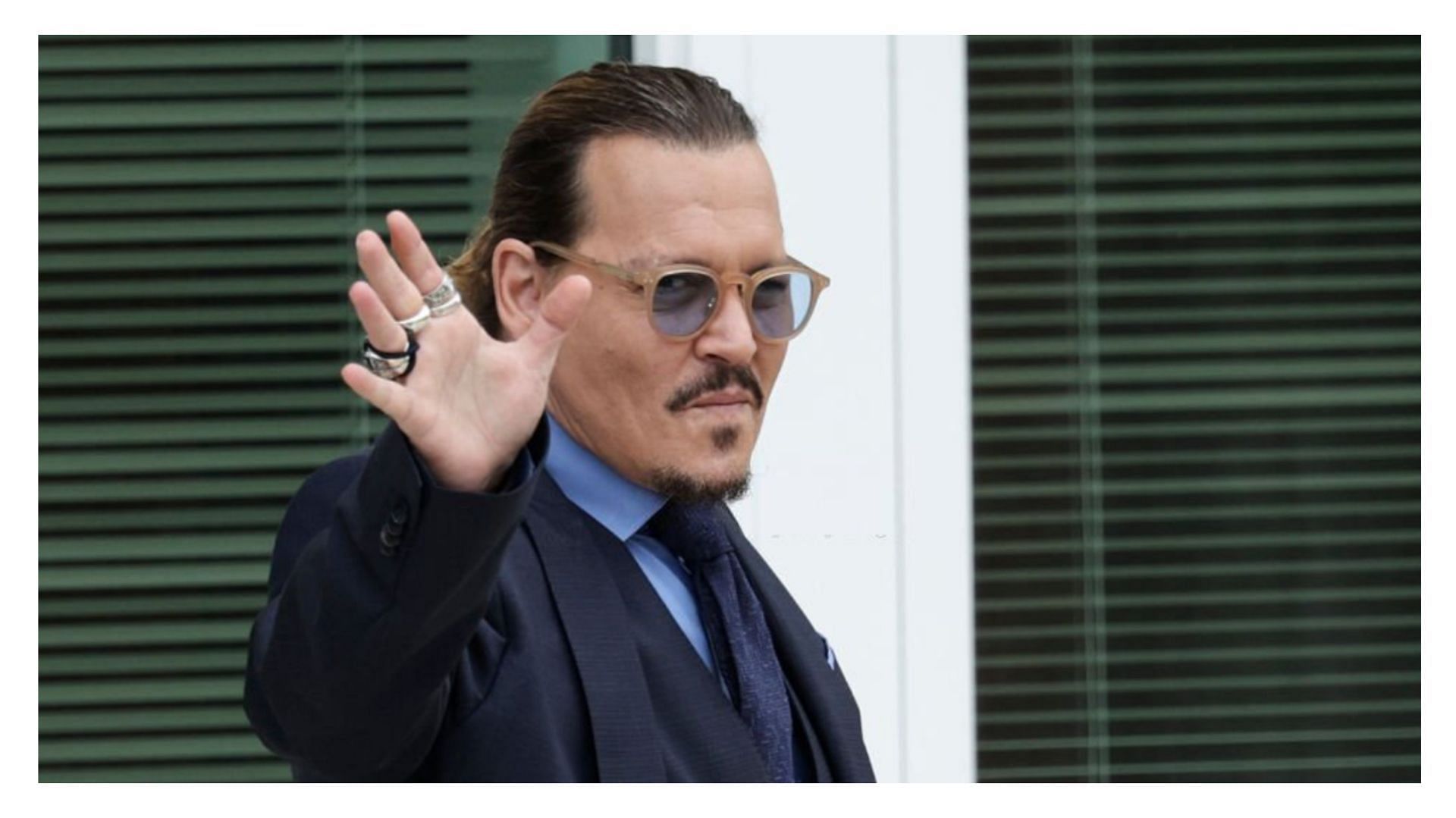 Johnny Depp made his TikTok debut after his victory at the defamation trial (Image via Kevin Dietsch/Getty Images)