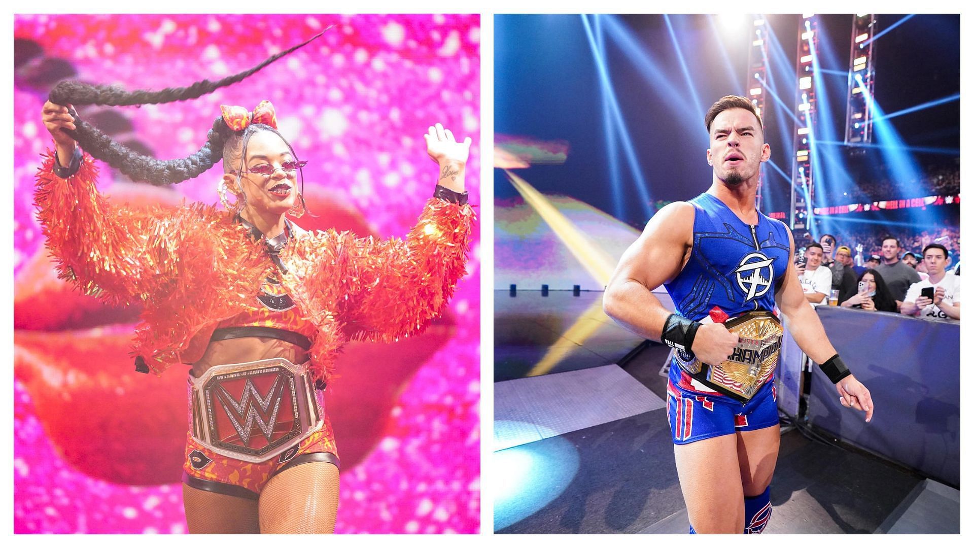 Theory and Bianca Belair successfully defended their championships at HIAC