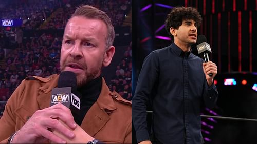 Christian Cage (left); Tony Khan (right)