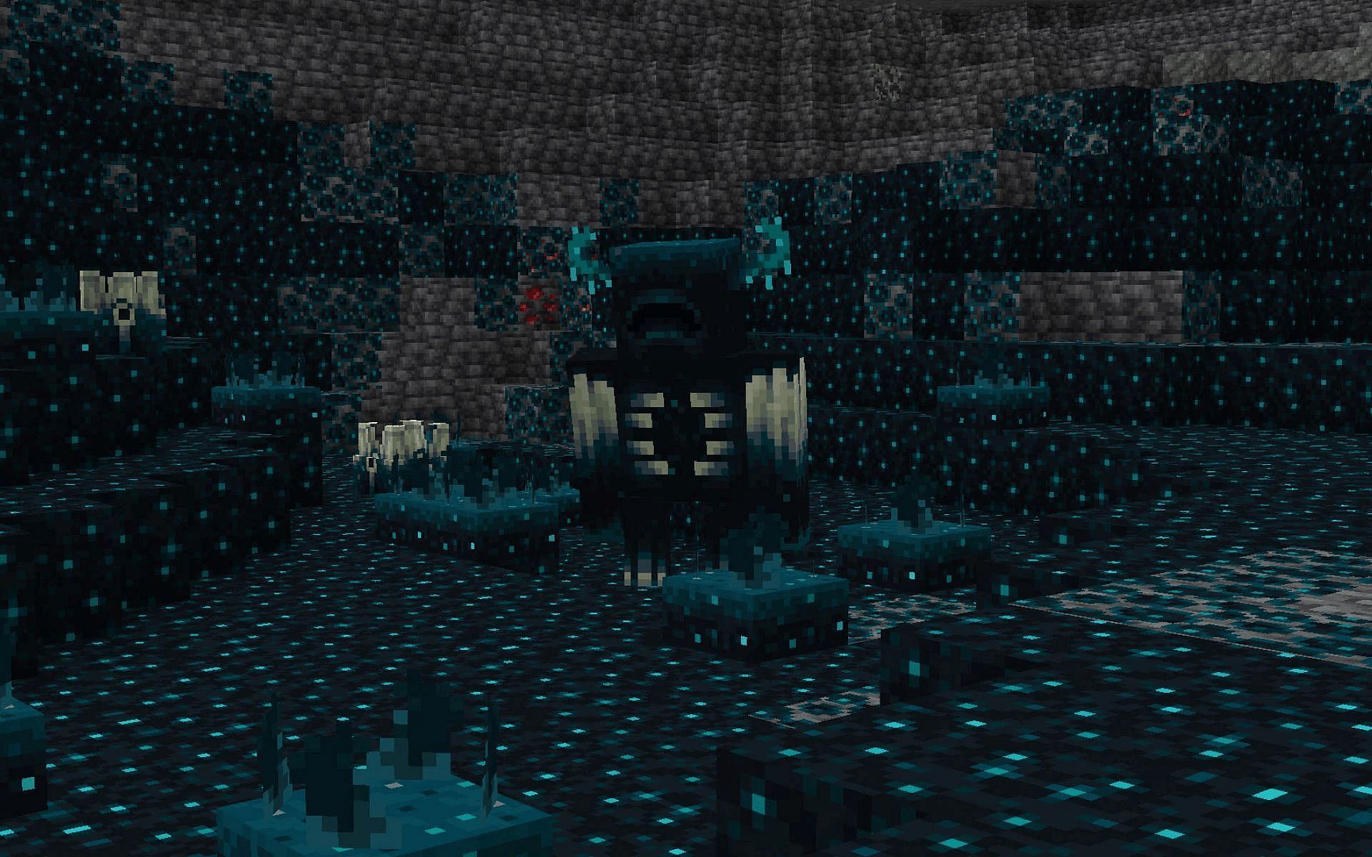 The deep dark is surely a challenging starting point but very rewarding (Image via Mojang)