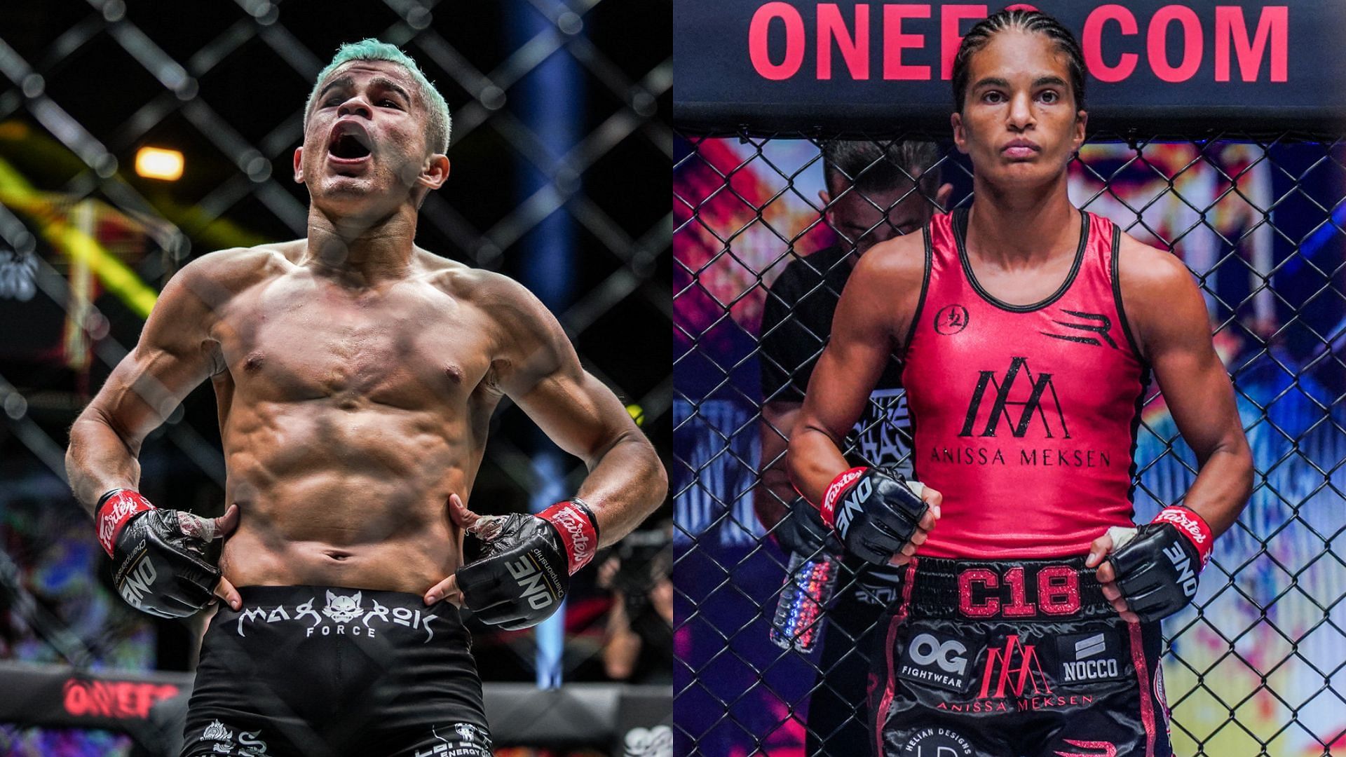 [Photo Credits: ONE Championship] Fabricio Andrade and Anissa Meksen