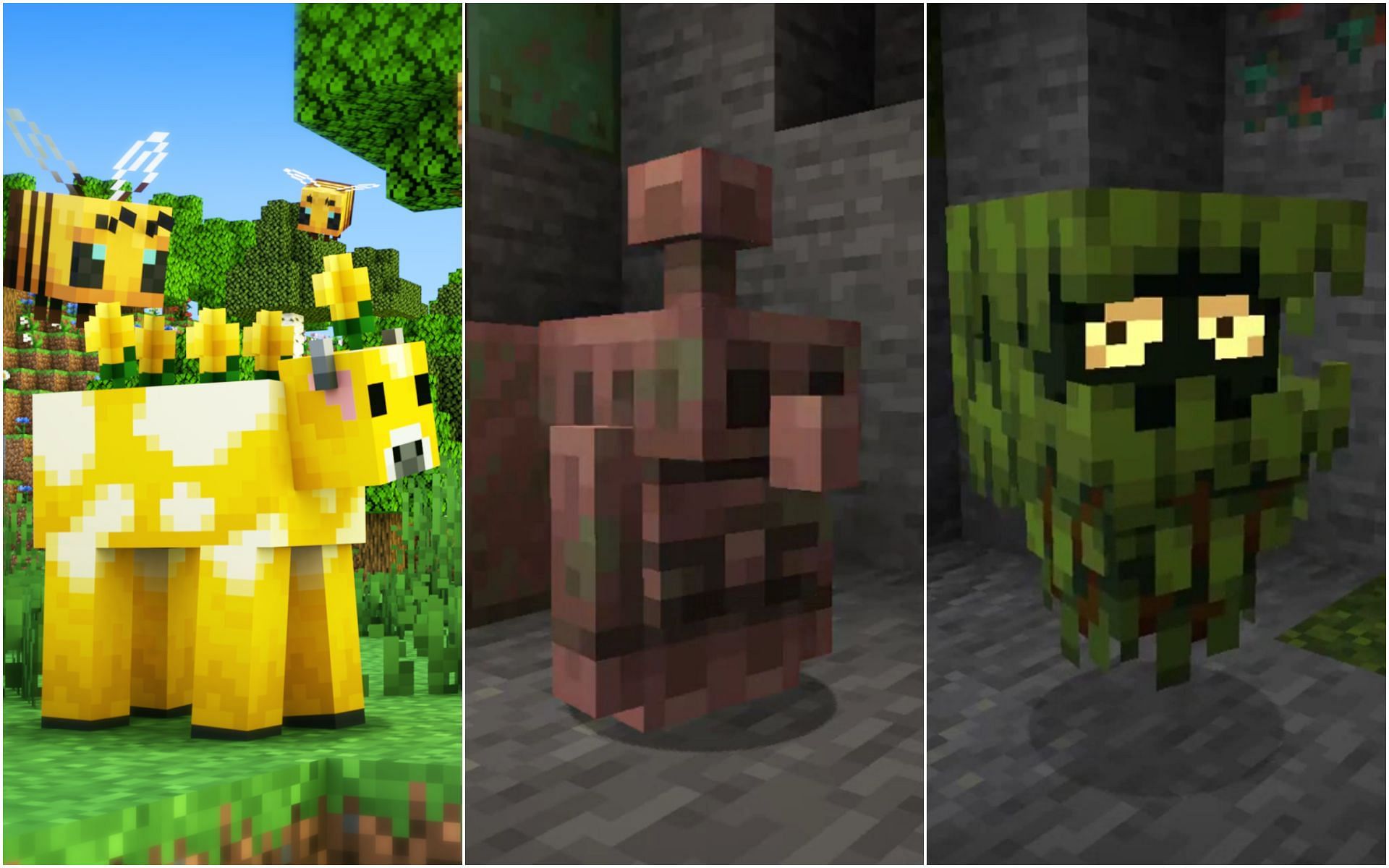 Minecraft Earth exclusive mobs have been modded into the Java edition