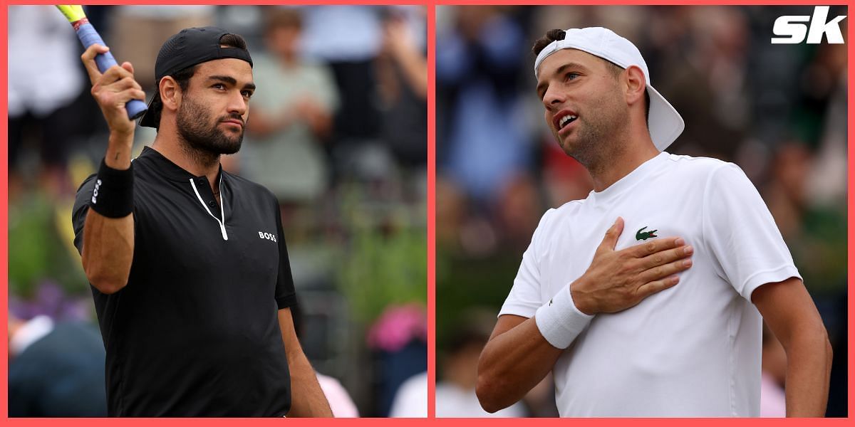 Matteo Berrettini takes on Filip Krajinovic in the final of the 2022 Cinch Championships