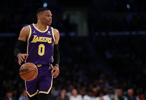 The Lakers may end up trading Russell Westbrook if he doesn't improve. [Image Credit: Getty Images]