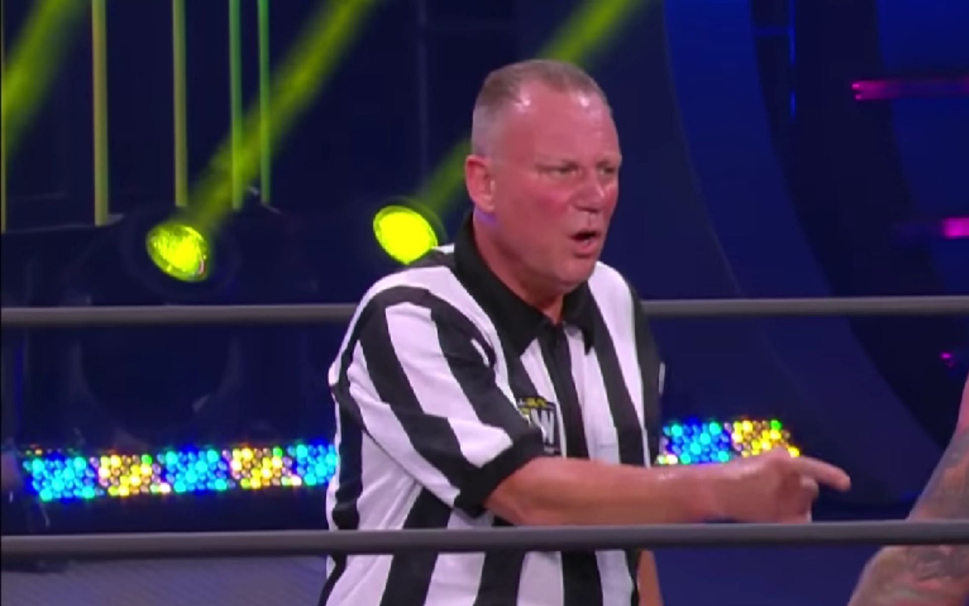 Former WWE official Mike Chioda has refereed three matches in AEW.