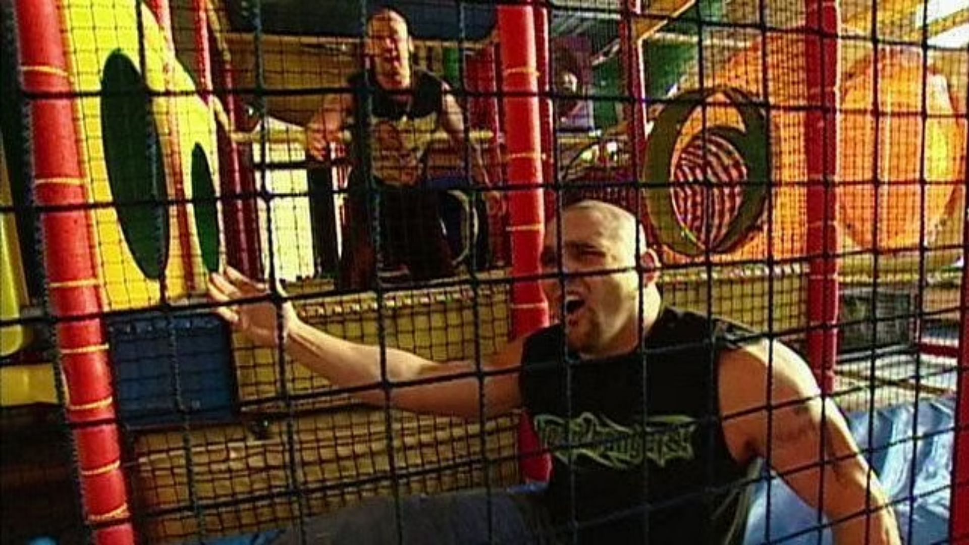 The Headbangers (Mosh &amp; Thrasher) once attacked Crash Holly at an indoor playground